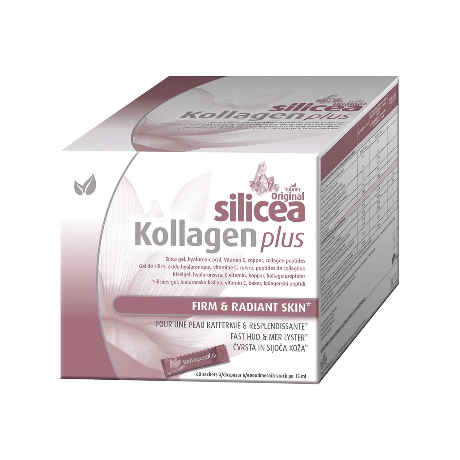 Silicea Kollagen Plus 60 sachets, Hübner Original for skin, joints, bones, muscles