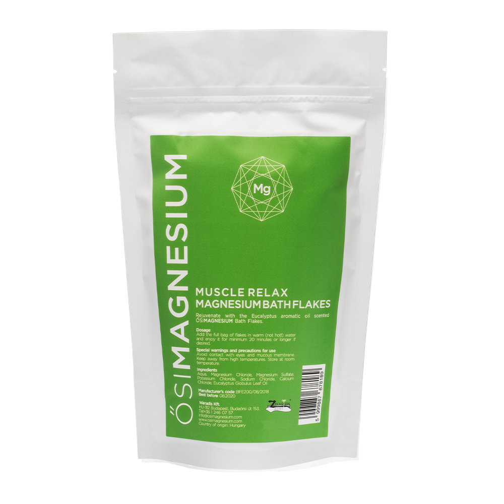 Muscle Relax Magnesium Bath Flakes with Eucalyptus, 1000g