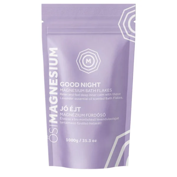 Good Night Magnesium Bath Flakes with Lavender, 1000g