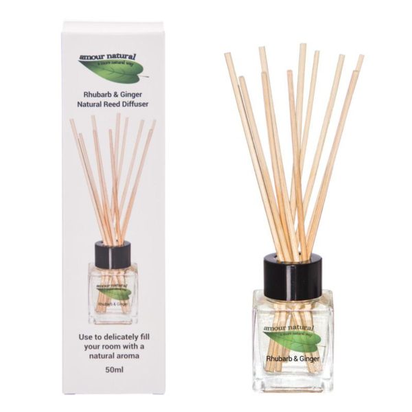 Amour Natural Rhubarb & Ginger Reed Diffuser 50ml