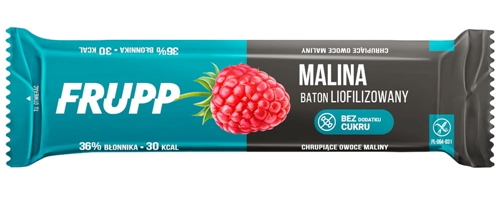 FRUPP Raspberry – freeze-dried bar 10g / Baton lioflizowany malina