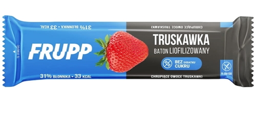 FRUPP Strawberry – freeze-dried bar 10g / Baton lioflizowany Truskawka