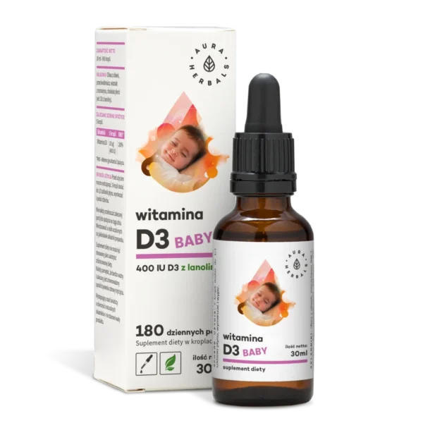 Vitamin D3 Baby 400 IU, drops 30ml