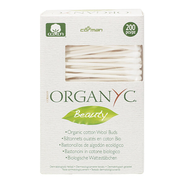 Organyc 100% Organic Cotton Beauty Buds 200 pieces
