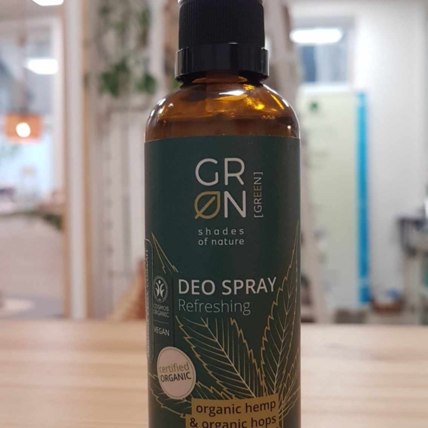 GRN Organic Refreshing Deodorant Spray with Hemp & Hops for Men 75ml