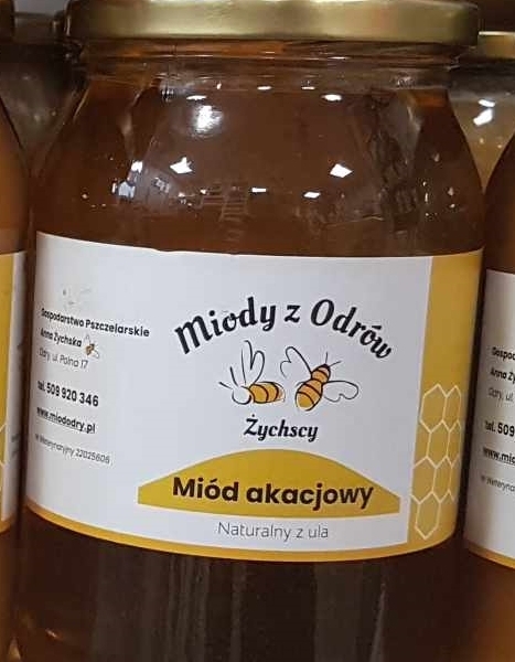 Natural Acacia Honey 1.2 kg, Pure, Organic, Unheated