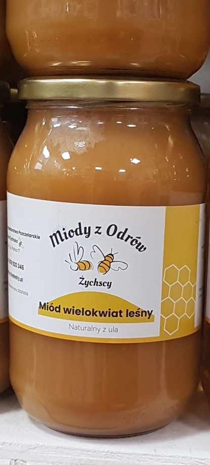 Natural Multiflorous Forest Honey 1.2 kg, Pure, Organic, Unheated