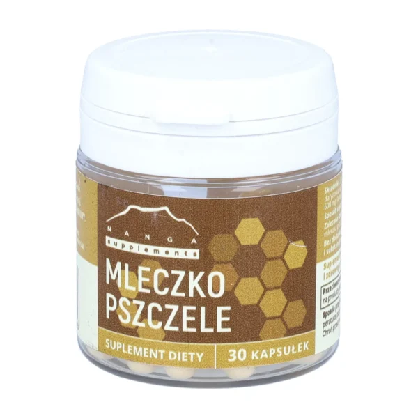 Royal jelly 200mg 30 capsules, NANGA / Mleczko Pszczele