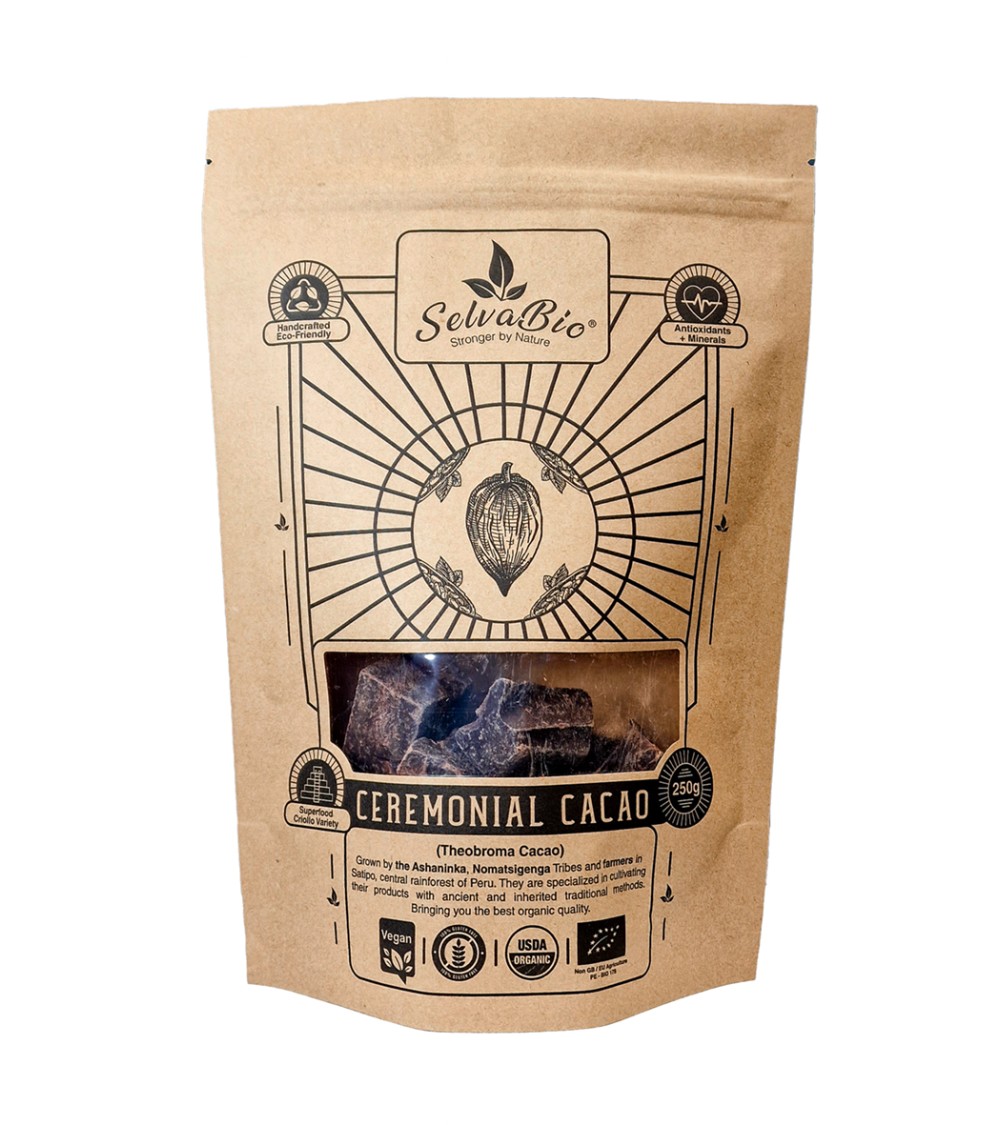 Organic Ceremonial Cacao 250g, SelvaBio