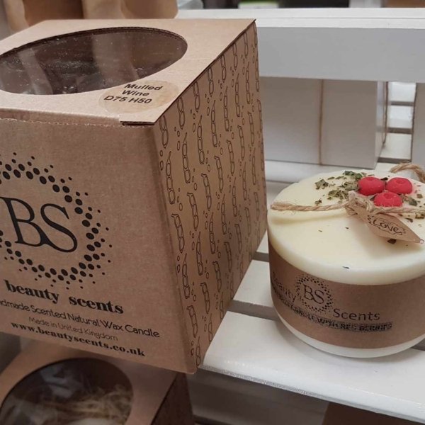 Handmade Soy Candle by Beauty Scents, Mulled Wine