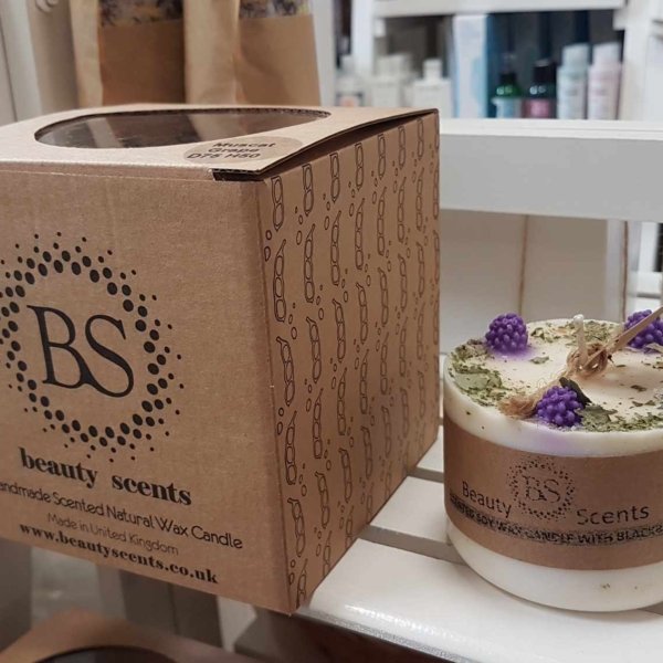 Handmade Soy Candle by Beauty Scents, Muscat Grape
