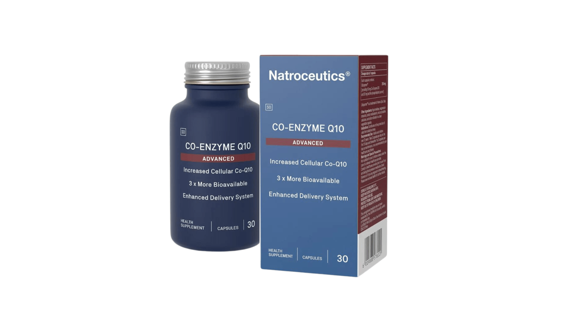 Natroceutics Co-Enzyme Q10 Advanced 30 Capsules