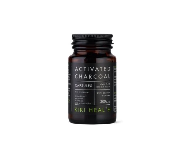 Activated Charcoal Capsules - 50 Vegicaps, KIKI Health