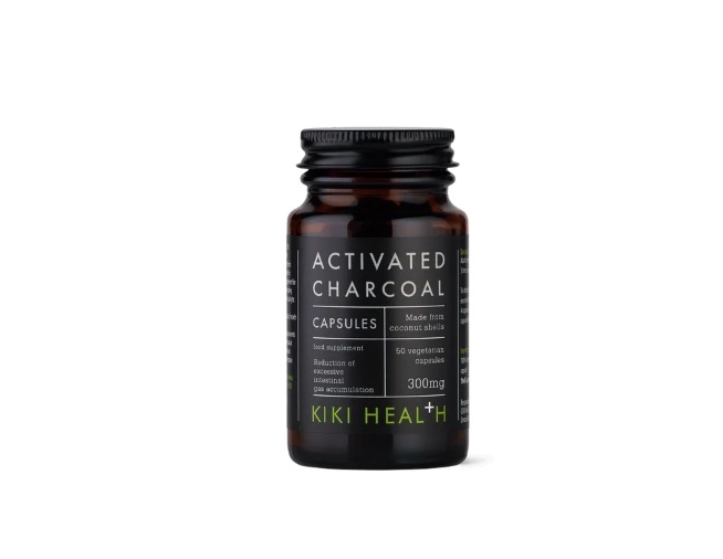 Activated Charcoal Capsules – 50 Vegicaps, KIKI Health