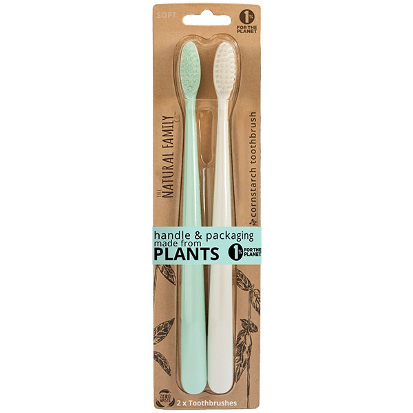 NFco Toothbrush Twin Pack – Rivermint & Ivory Desert