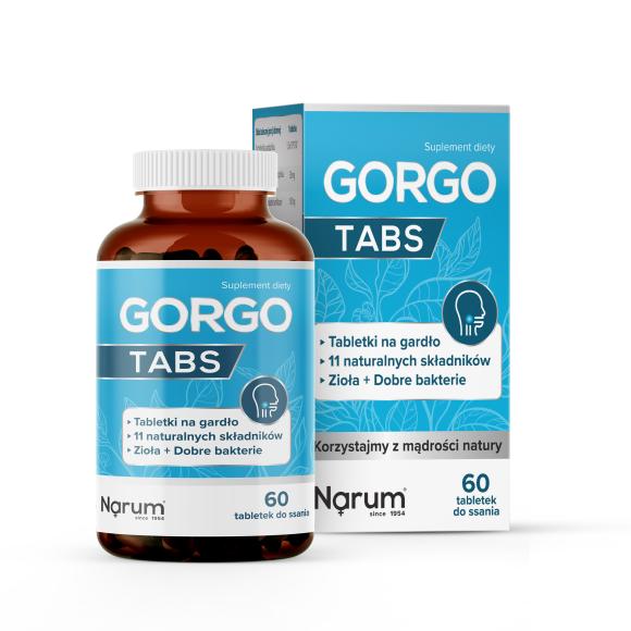 Narum Gorgo Tabs 600 mg, 60 lozenges