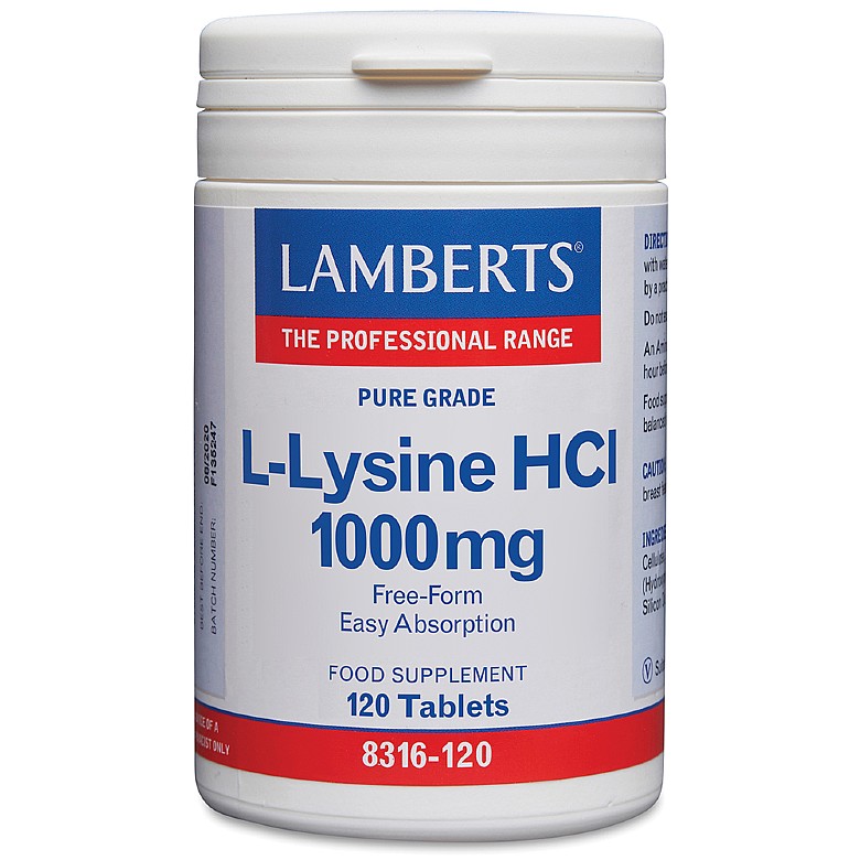 L-Lysine 1000mg Lamberts