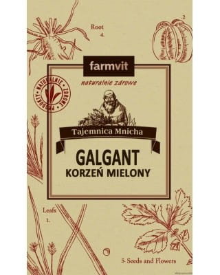 Galgant powder 50g, FARMVIT