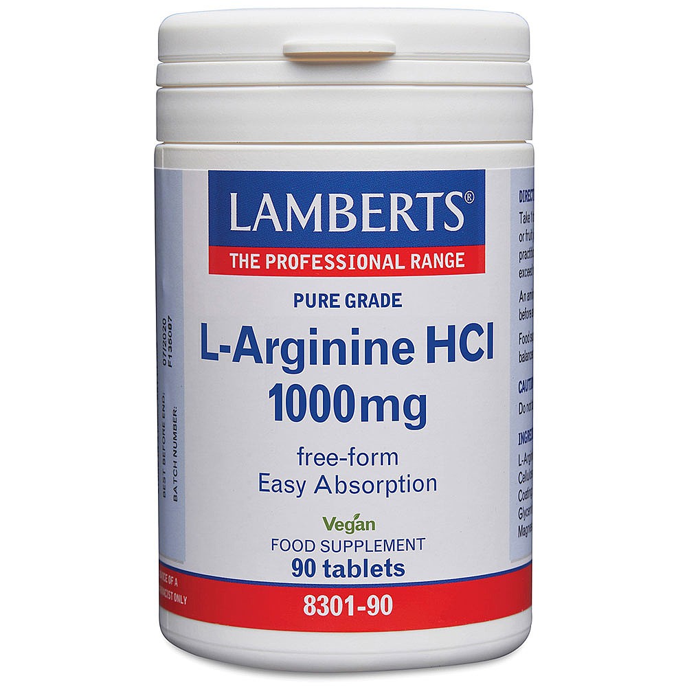 L-Arginine HCl 1000mg Lamberts