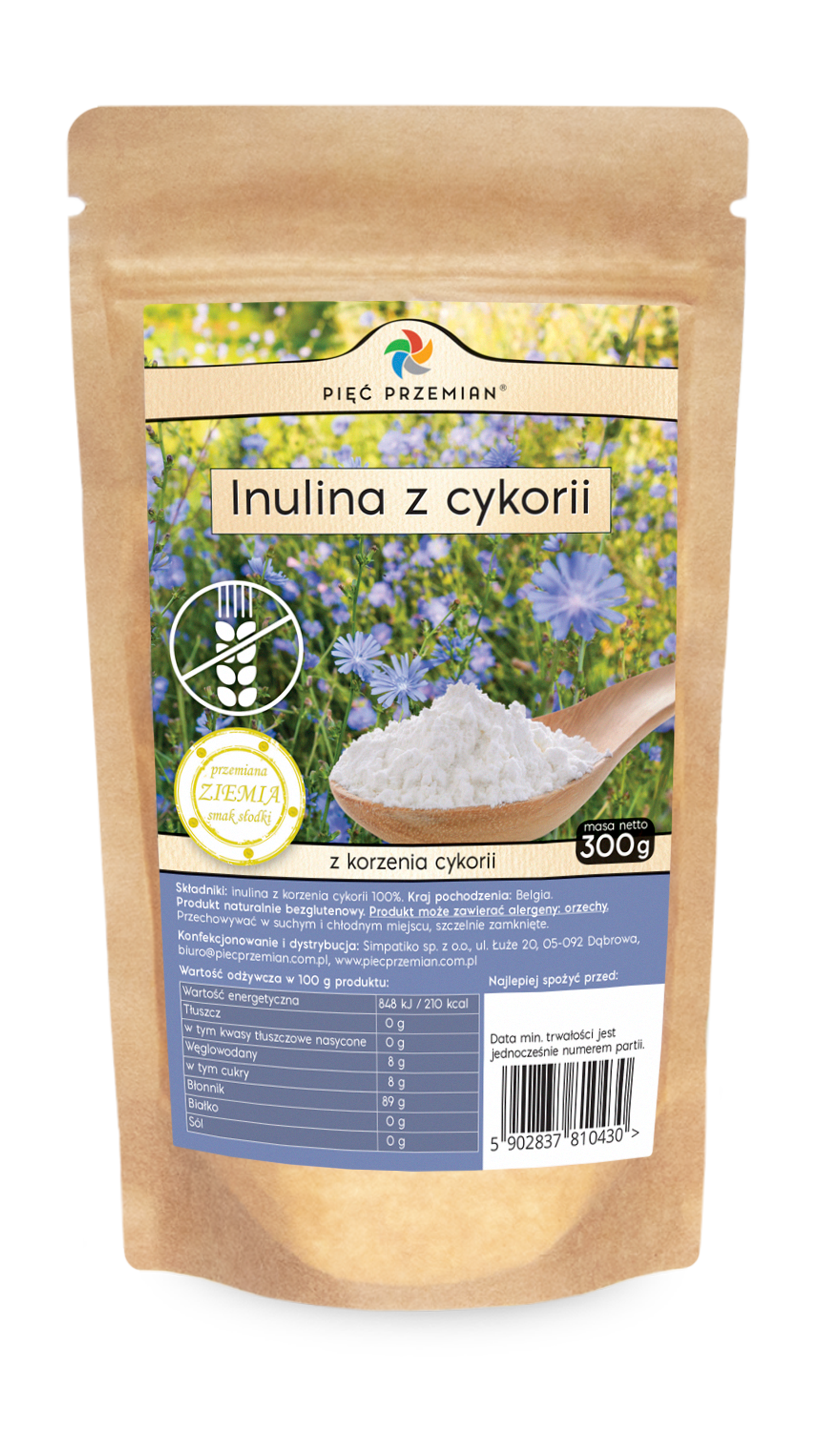 Chicory root inulin 300g