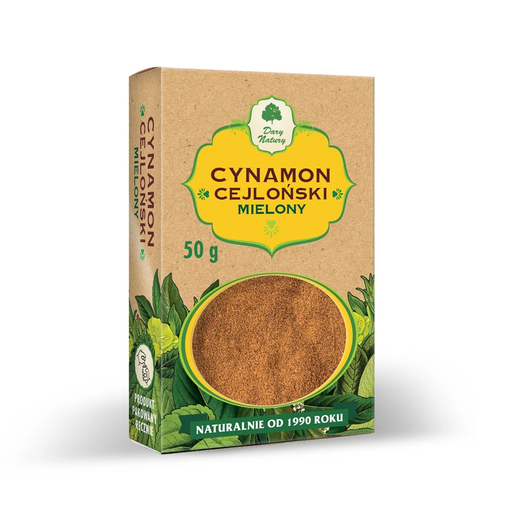 Ceylon Ground Cinnamon 50g, Dary Natury