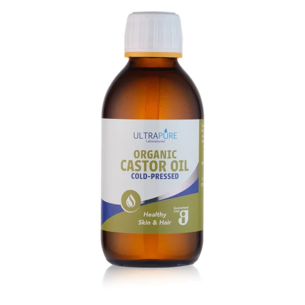 UltraPure Organic Castor Oil 200ml.