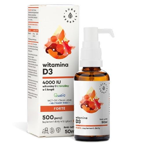 Dietary Supplement – Vitamin D3 Drops 4000 IU