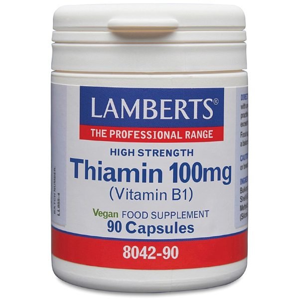 Thiamin 100mg (Vitamin B1) 90 capsules