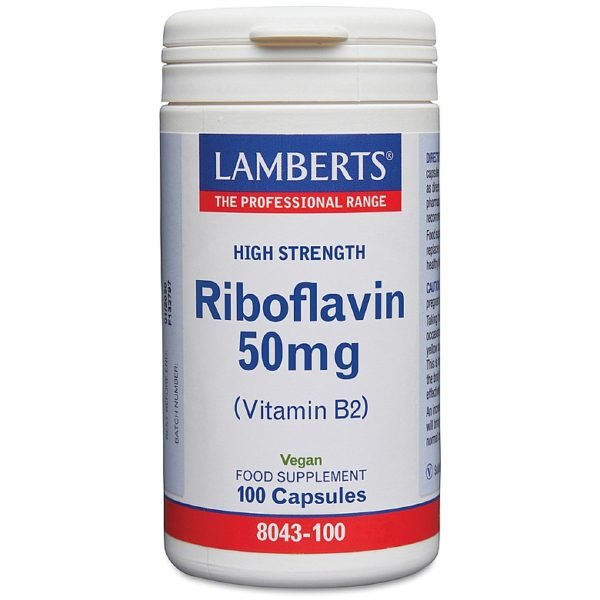 Riboflavin 50mg (Vitamin B2) Lamberts